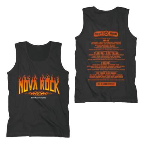 Fire Logo by Nova Rock Festival - Tank Shirt Men - shop now at Nova Rock Festival store