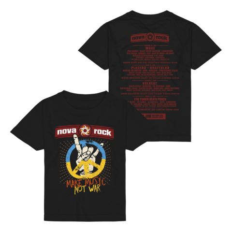 Make Music by Nova Rock Festival - Kids Shirt - shop now at Nova Rock Festival store