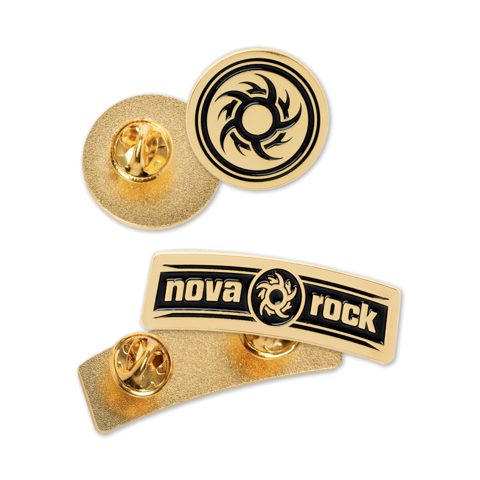 Logos von Nova Rock Festival - Pin - Set jetzt im Nova Rock Festival Store