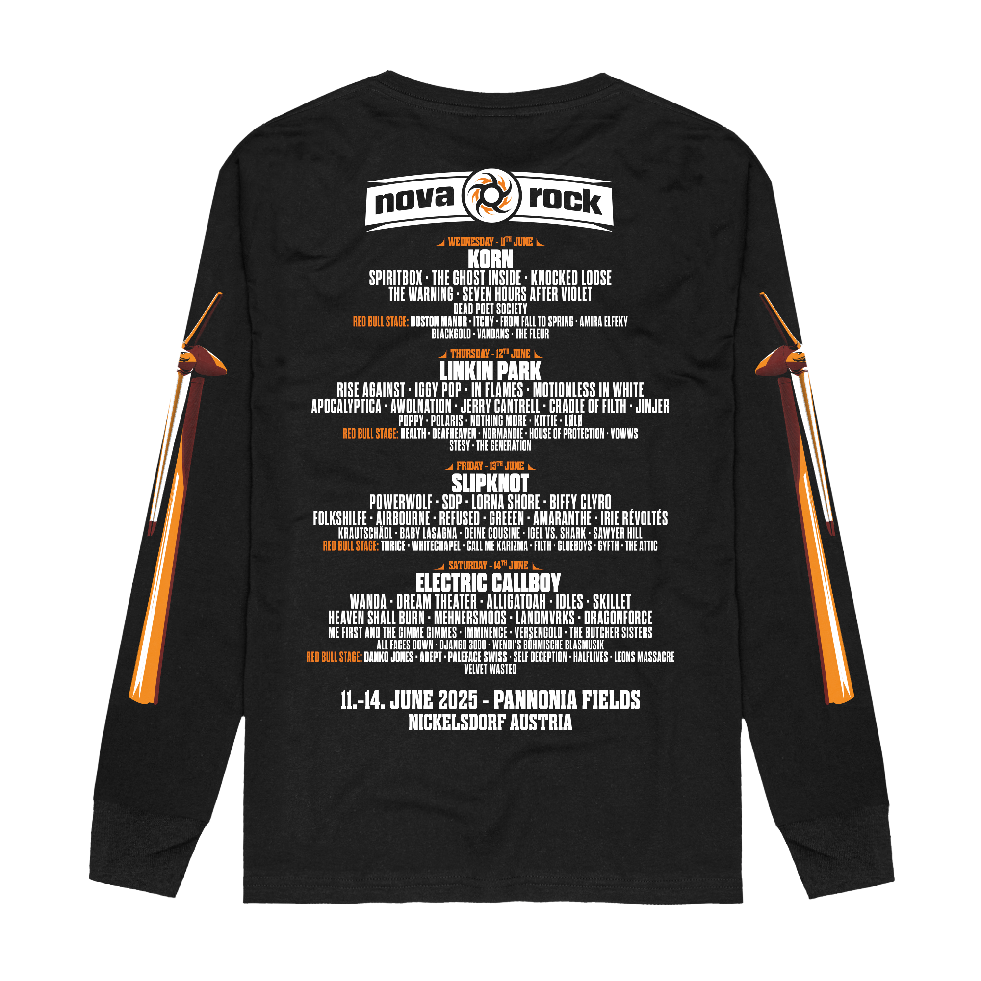 Nova Rock Festival Logo Longsleeve Longsleeves 408893