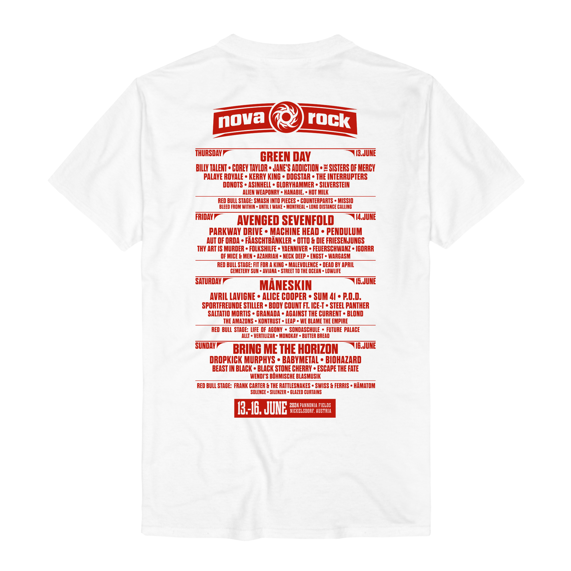 Nova Rock Festival Logo Wings T-Shirt 361933