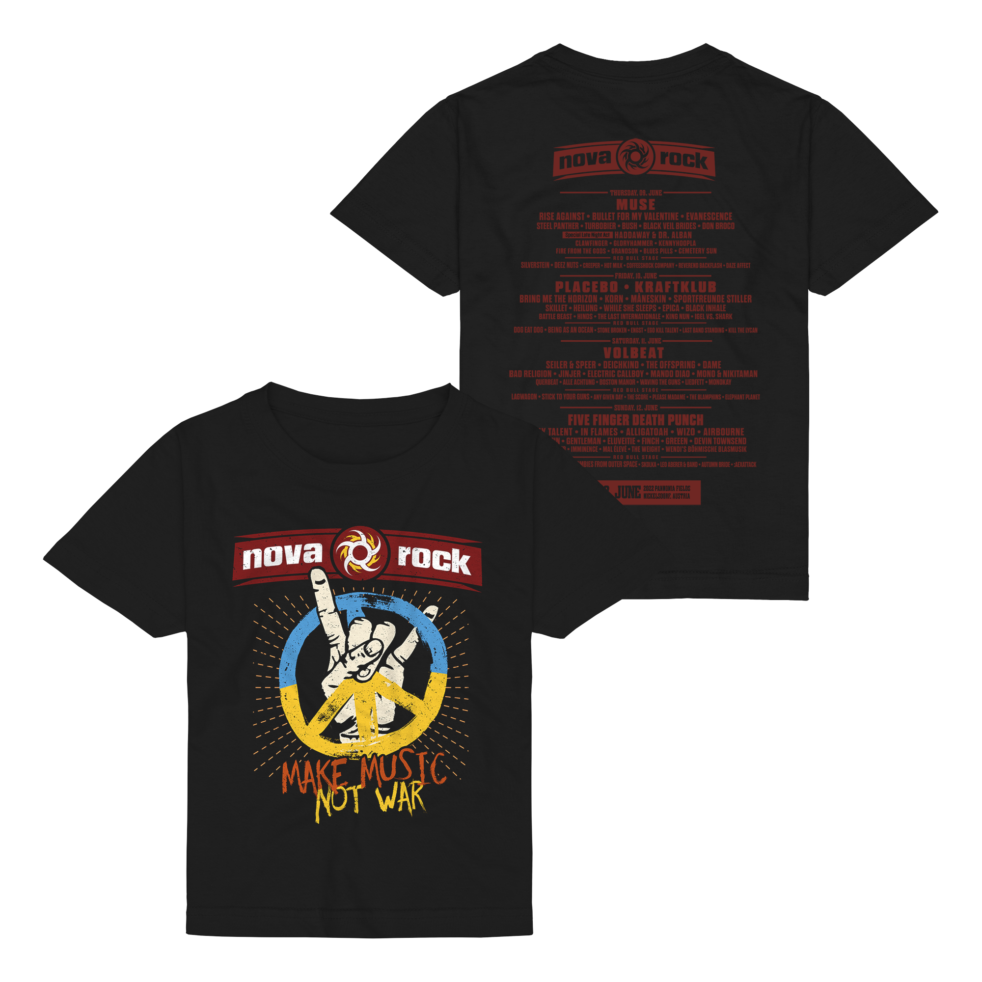 Nova Rock Festival Make Music Kids Shirt 149228