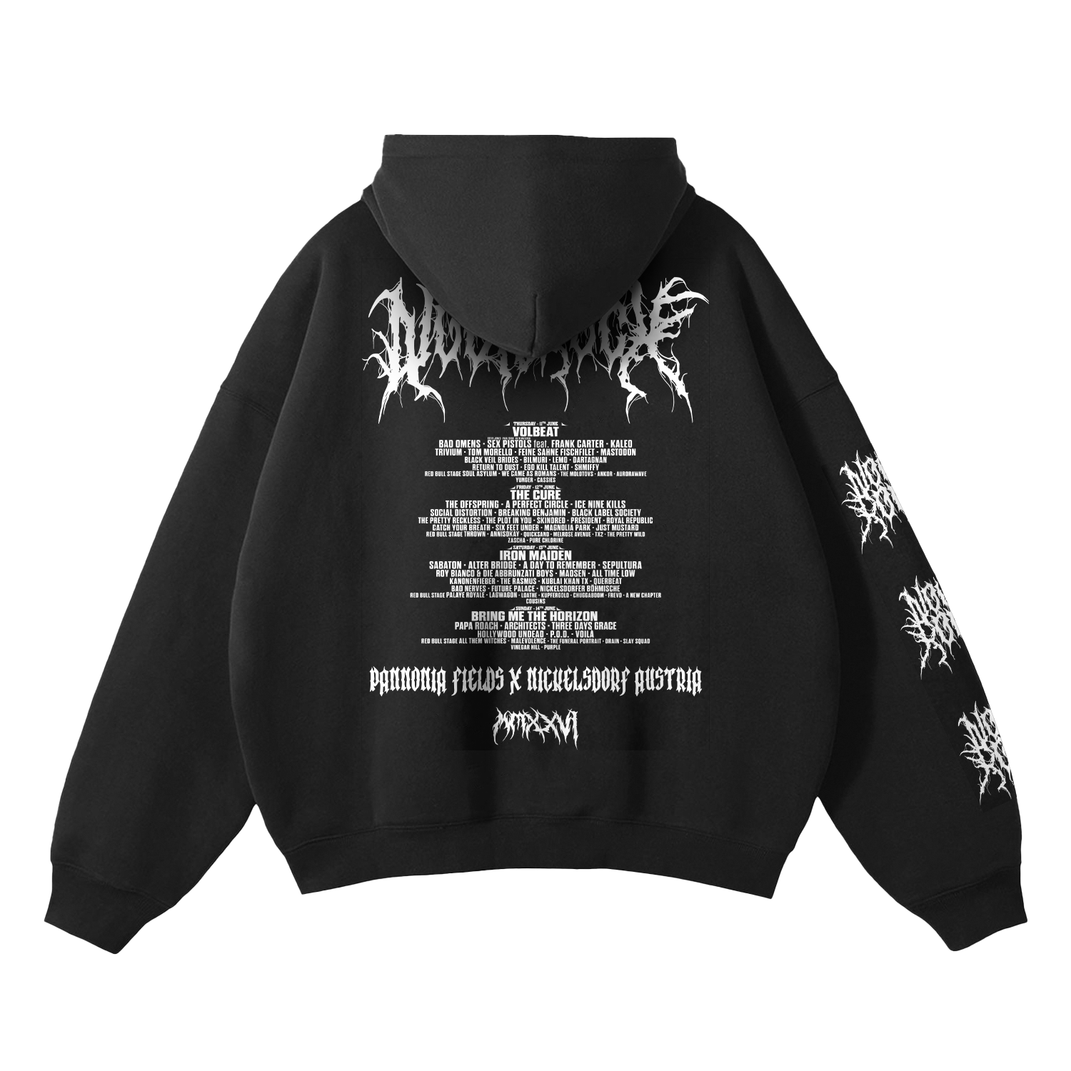 Nova Rock Festival Metal Logo Kapuzenjacke 446406
