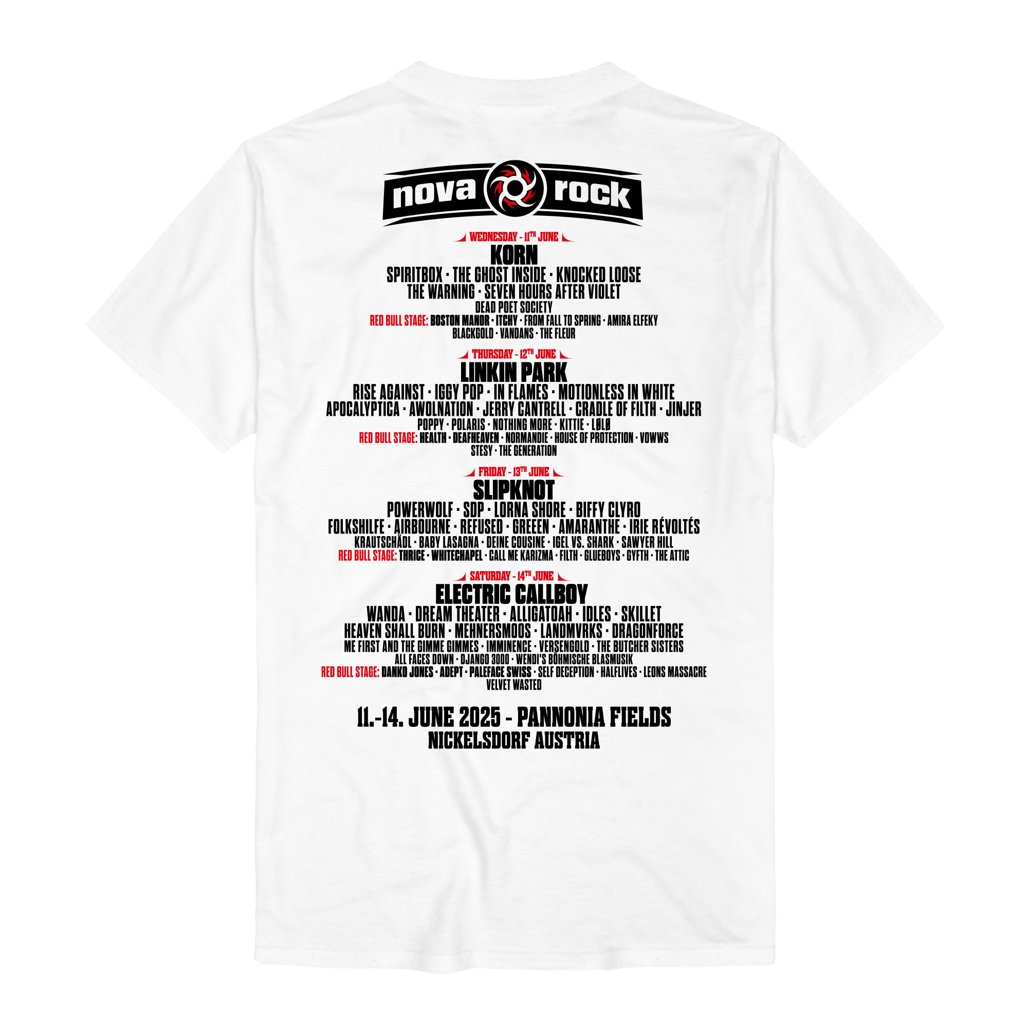 Nova Rock Festival Wendis Böhmische Blasmusik T-Shirts 408865